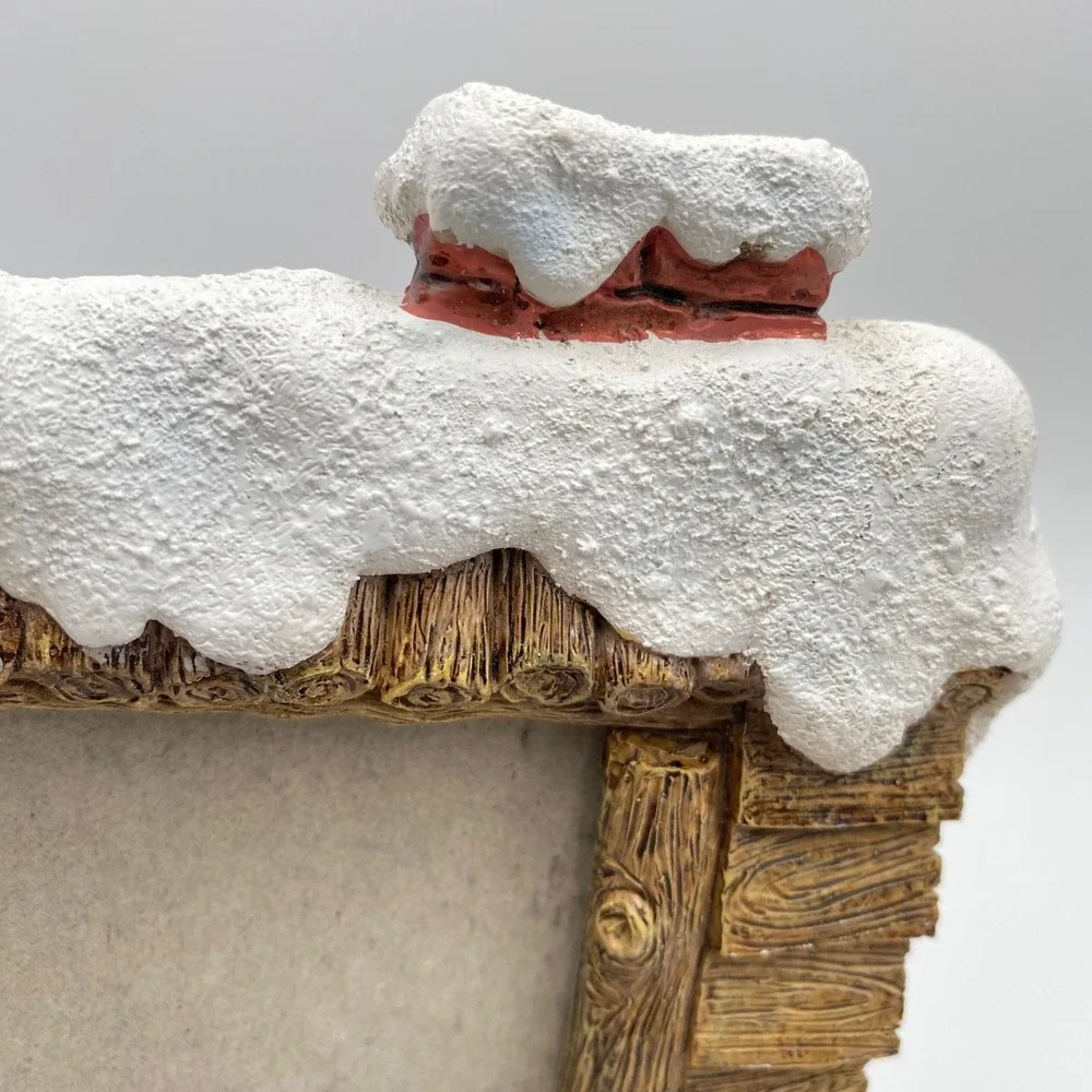 Ridgewood North Carolina‎ Snowman Christmas Resin Picture Frame Winter 4x6 Photo